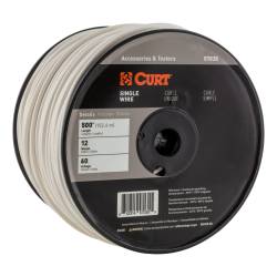CURT - CURT 57035 Automotive Primary Wire White 500' Spool - Image 1