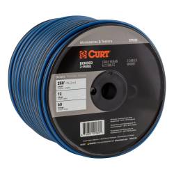 CURT - CURT 57033 Automotive Primary Wire 2-Bond Black Blue 250' Spool - Image 1