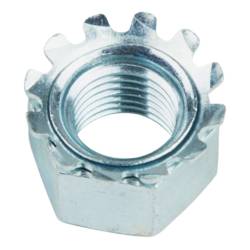CURT - CURT 122077 Trailer Axle Hex Lock Nut 3/8"-24 Thread End - Image 1