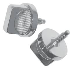 RT Offroad - RT Offroad RT26028 Chrome Windshield Knobs for 1976-86 Jeep CJ5/CJ7/CJ8 - Image 1
