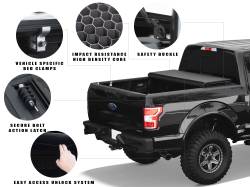 Armordillo - Armordillo 8705346 TFX Hard Folding Tonneau Cover for 00-03 Toyota Tundra 6.2' - Image 2