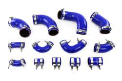 HPS Performance - HPS 57-2097-BLUE Blue Intercooler Hose Kit for 95-98 Nissan Skyline GTR RB26DETT - Image 2
