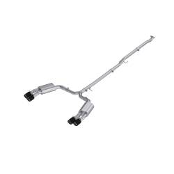 MBRP Exhaust - MBRP Exhaust S47163CF T304 2.5" Cat-Back Dual Split Rear CF Street - Image 1