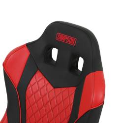 Simpson Safety - Simpson Safety PR107-306HP Racing Seat PREMIUM PRO-SPORT SEAT BK/BU w/HEATPAD - Image 7