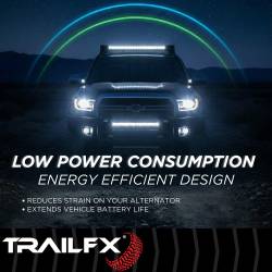 TrailFX - TrailFX 3X2F2 LED 6-Bulb Clear High Intensity 3" Pod Light Pair w/Mounts/Harness - Image 2