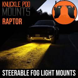GateKeeper Off-Road - GateKeeper Off-Road KPFR1-GK Steerable Light Pod Mounts for 10-14 F-150 Raptor - Image 2