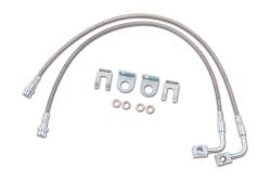 Zone Offroad Braided Stainless Brake Lines for Wrangler JK 4WD ZONJ5403