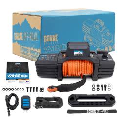 Mishimoto - Mishimoto BNWN-10-SOR Borne Off-Road 10K Winch Orange Synthetic Rope - Image 2