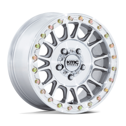 KMC - KMC Wheels KS239 IMPACT UTV BEADLOCK 15x8 5x4.5 0mm Machined KS239DX15801200 - Image 1