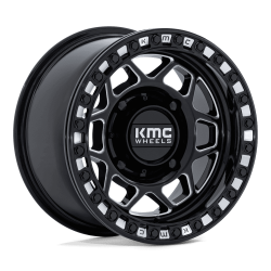 KMC - KMC Wheels KS241 TORX UTV 15x7 4x137 38mm Gloss Black/Milled KS241BE15704838 - Image 1