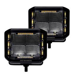 Go Rhino - Go Rhino 750700322FCS Blackout Series Sideline LED Cube Flood Light Kit - Image 1
