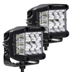 Go Rhino - Go Rhino 750300323FCS Bright Series Sideline LED Flood Light Kit - Image 2