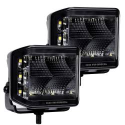 Go Rhino - Go Rhino 750700321FCS Blackout Series Sideline LED Cube Flood Light Kit - Image 1