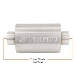 Mishimoto - Mishimoto MMEXH-RES-3BR 3" Universal SS Exhaust Resonator - Image 2