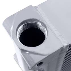 Mishimoto - Mishimoto MMOC-SSO-17SL Silver Heavy-Duty Oil Cooler 17" Core Same-Side Outlets - Image 2