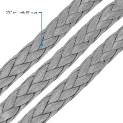 Mishimoto - Mishimoto BNWN-10-SGR Borne Off-Road 10K Winch Grey Synthetic Rope - Image 2