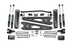Zone Offroad ZONF25N 4" Suspension Lift w/Zone Shock for F250/F350 SD 4WD Dsl