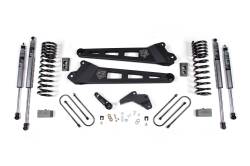 Zone Offroad ZOND54N 4.5" FR/RR Nitro Lift Kit for 13-18 RAM 3500 Diesel 4WD