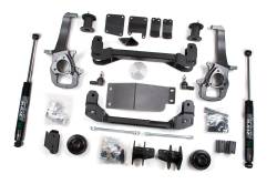 Zone Offroad 4" Suspension Lift Kit Zone Nitro Shocks for RAM 1500 4WD ZOND1N