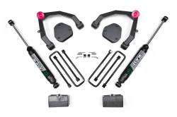 Zone Offroad 3.5" Suspension Lift Zone Shocks Silverado/Sierra 1500 RWD ZONC30N