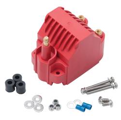 Edelbrock - Edelbrock 22742 Max-Fire Universal High Output Dome Ignition Coil Red Finish - Image 1