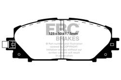EBC Brakes - EBC Brakes DP21817 Greenstuff 2000 Series Sport Brake Pads for 06-17 Yaris - Image 1