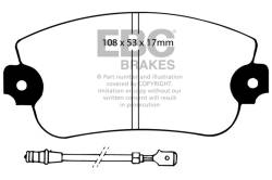 EBC Brakes - EBC Brakes DP2230 Greenstuff 2000 Series Sport Brake Pads for 76-81 Beta - Image 1