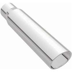 MagnaFlow Exhaust Products - MagnaFlow 35149 Stainless Tip Round Angle 4" Inlet/5" Outlet x 24" Long - Image 2