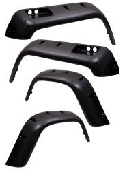 Rugged Ridge - Rugged Ridge 11633.20 4.75" All Terrain Fender Flare for 76-86 Jeep CJ5/CJ7/CJ8 - Image 1