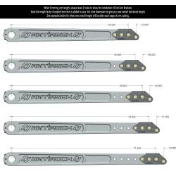 RockJock 4x4 - RockJock RJ-202005-103 Antirock Aluminum Prerunner 27" Arms 33"Long 35 Spline - Image 2