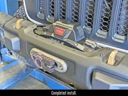 RockJock 4x4 - RockJock RJ-641100-101 Winch Plate Steel Bumper for w/or w/o CE-9033JLS Towing - Image 3