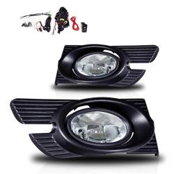Winjet - Winjet CFWJ-0103-C Clear Fog Lights w/Wiring Kit for 98-02 Honda Accord 4DR - Image 2