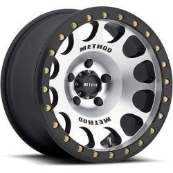 Method Race Wheels - Method Race Wheels MR105 Beadlock 17x9 5x5.0 -38mm Machine/Black MR10579050338B - Image 1