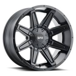 Voxx - Voxx G-FX TR23 17x8.5 5x4.5/5.0 18mm Matte Black T23 785-5008-18 MB - Image 1