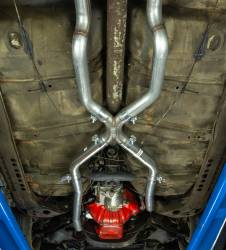 Pypes Performance Exhaust - Pypes SGA20 2.5" Crossmember Back High-Tuck w/X-Pipe System for 68-72 Chevelle - Image 3