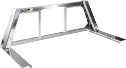 Highway Products - Highway Products 4012-100 Honeycomb Open Post Polished Aluminum Upright Smooth - Image 2