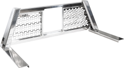 Highway Products - Highway Products 4030-065 Honeycomb Open Wave Polished Aluminum Upright Smooth - Image 1