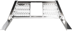 Highway Products - Highway Products 4030-065 Honeycomb Open Wave Polished Aluminum Upright Smooth - Image 2