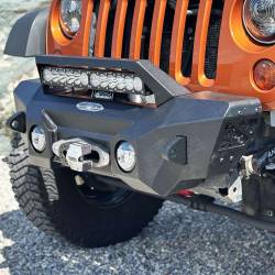 Rock Slide Engineering - Rock Slide Engineering FB-S-300-JK Front Bumper w/Winch Plate for Wrangler JK - Image 4