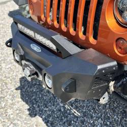 Rock Slide Engineering - Rock Slide Engineering FB-S-300-JK Front Bumper w/Winch Plate for Wrangler JK - Image 7