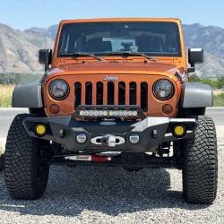 Rock Slide Engineering - Rock Slide Engineering FB-F-300-JK Mid Front Bumper Winch Plate for Wrangler JK - Image 3