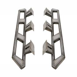 Motobilt - Motobilt MB1158-JKU Frame Mounted Rocker Guards for 07-18 Jeep Wrangler JK 4DR - Image 1