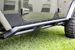 Motobilt - Motobilt MB1158-JKU Frame Mounted Rocker Guards for 07-18 Jeep Wrangler JK 4DR - Image 4