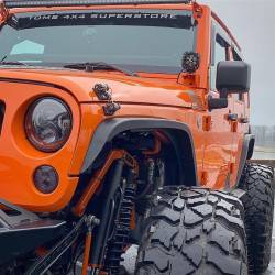 Motobilt - Motobilt MB1075-2 Crusher 2" Front Fenders for 07-18 Jeep Wrangler JK/JKU - Image 3