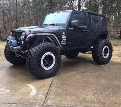 Motobilt - Motobilt MB1075-2 Crusher 2" Front Fenders for 07-18 Jeep Wrangler JK/JKU - Image 9