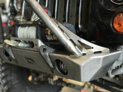 Motobilt - Motobilt MB1048F-S Front Bumper w/Stinger Fog Cutouts for 07-18 Jeep Wrangler JK - Image 7