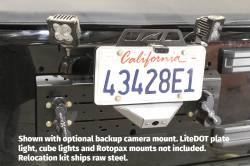 Motobilt - Motobilt MB1129 License Plate Relocator/Light Mount for JK-JL w/o Backup Camera - Image 5