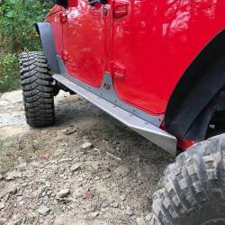 Motobilt - Motobilt MB1042 Rocker Guards w/Step for 07-18 Jeep Wrangler JK Unilimited 4DR - Image 3