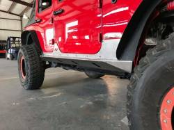 Motobilt - Motobilt MB1042 Rocker Guards w/Step for 07-18 Jeep Wrangler JK Unilimited 4DR - Image 5