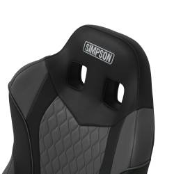 Simpson Safety - Simpson Safety PR107-305HP Racing Seat PREMIUM PRO-SPORT SEAT BK/CL w/HEATPAD - Image 7